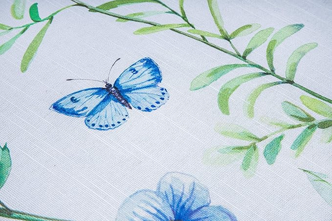 Maison d' Hermine Table Cloth Rectangle Table 100% Cotton 70 x 108 Inches Tablecloth Reusable Decorative for Dining Room, Farmhouse, Home, Party, Festive & Wedding Spring Summer - Just Floral