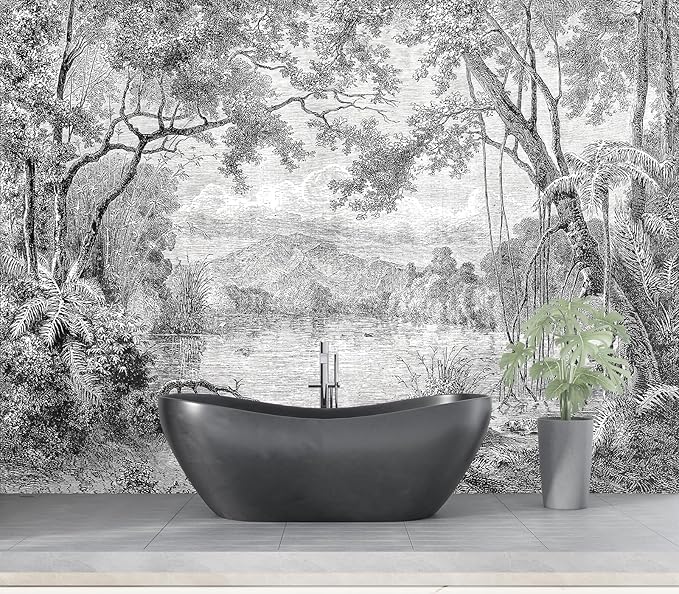 Eierme-The Ancient Scenery of Charming lagoons in Luzon Island Mural Wallpaper Peel and Stick 90" x 67"