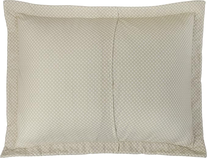Laura Ashley - Queen Quilt Set, Reversible Cotton Bedding with Matching Shams, Home Decor for All Seasons (Bedford Mocha, Queen)