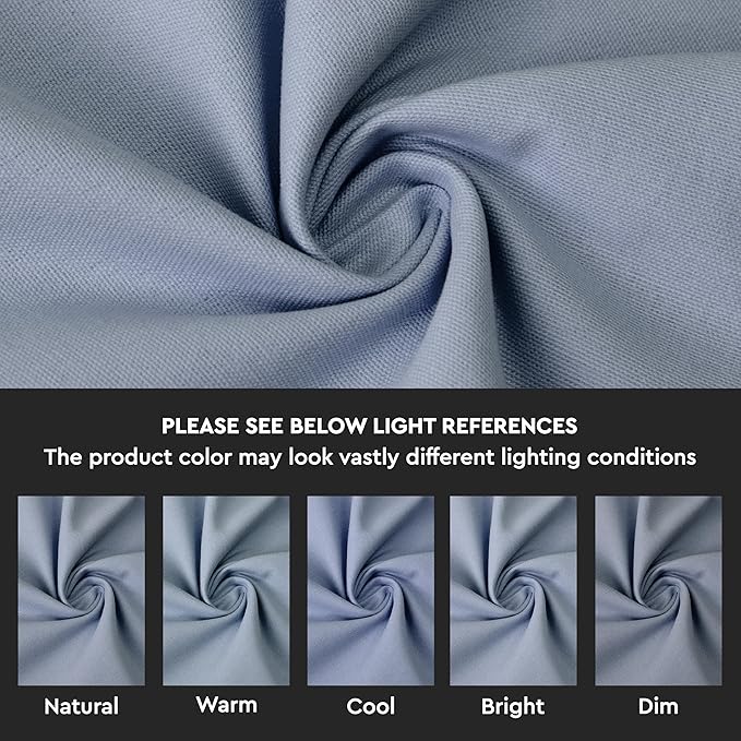 Encasa XO Table Runner 13"x59" Long | Cotton Canvas Fabric | B Grey Solid Color | Machine Washable & Durable