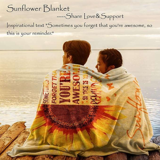 Sunflower Gifts for Women Sending Sunshine Gift-Birthday Christmas Gifts for Women Unique-Thank You-Self Care Package-Get Well Gift-Inspirational Spa Gift Basket for Mom Grandma Wife Friends Sister