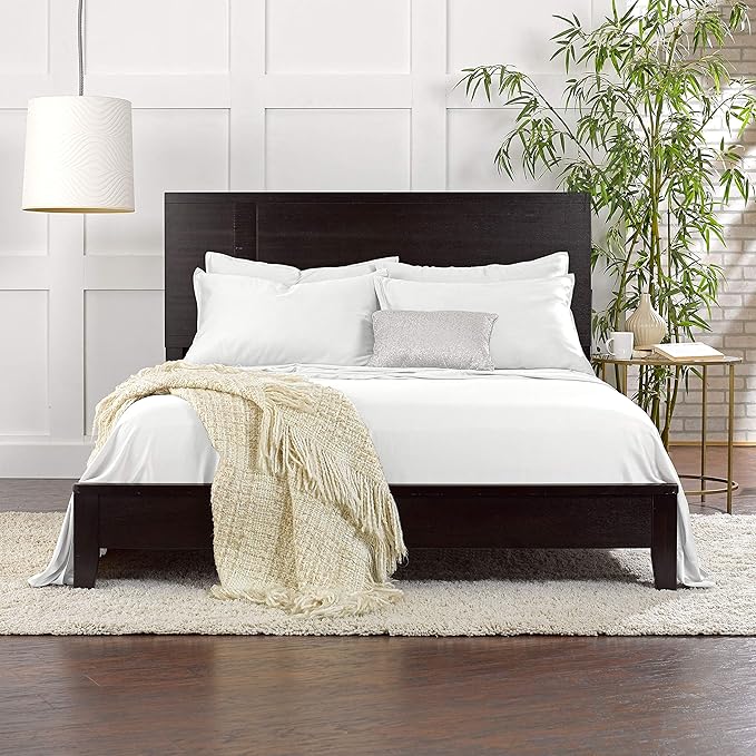 Pure Bamboo Short Queen Sheets for RV Camper (60"x75") - Genuine 100% Organic Viscose Derived from Bamboo Bed Sheet Set, Soft & Cooling, 2 Year Quality Promise (Short Queen, White)