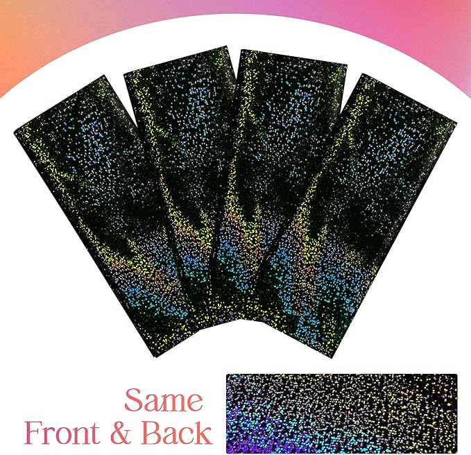 1 Pcs Black Holographic Laser Tablecloth Galaxy Space Table Cloth 40 * 108 Inch Shimmer Star TableCover for Halloween Birthday Graduation Neon Party Supplies Disposable Plastic Foil Table Decor