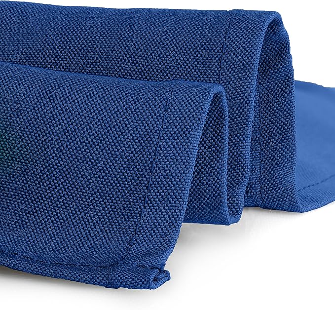 Gee Di Moda Rectangle Tablecloth - 70 x 120 Inch Royal Blue - Heavy Duty, Wrinkle-Resistant Polyester - Perfect for 6 or 8 Foot Rectangular Tables, Ideal for Buffet, Dinner, Wedding & Baby Showers